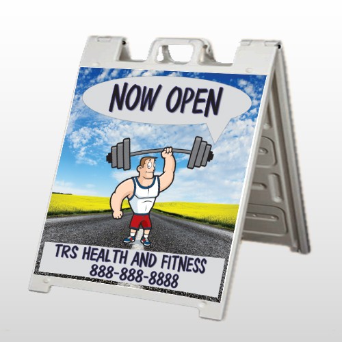 Road Workout 407 A Frame Sign
