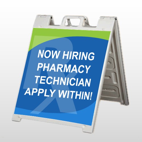 RX Hiring 286 A-Frame Sign
