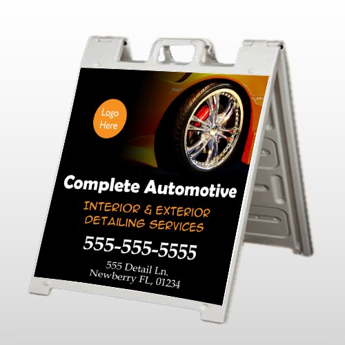 Detailing Services 115 A Frame Sign