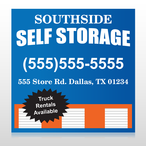 Storage Building 120 Custom Sign