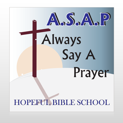 Sunrise Cross 164 Site Sign