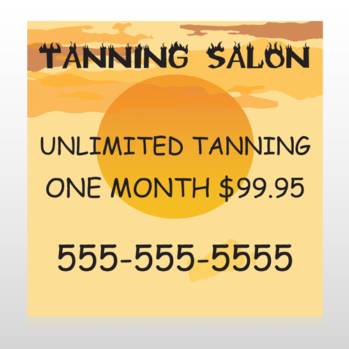 Tanning Sun 296 Custom Decal