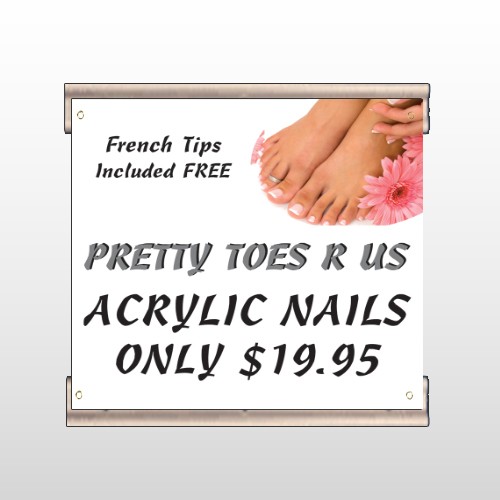Floral Pedicure 293 Track Banner