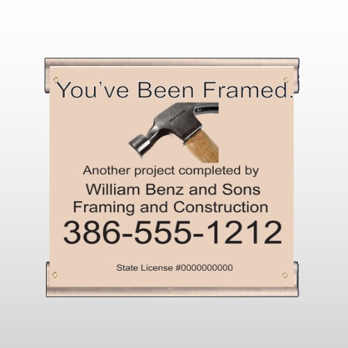 Framed 236 Track Banner