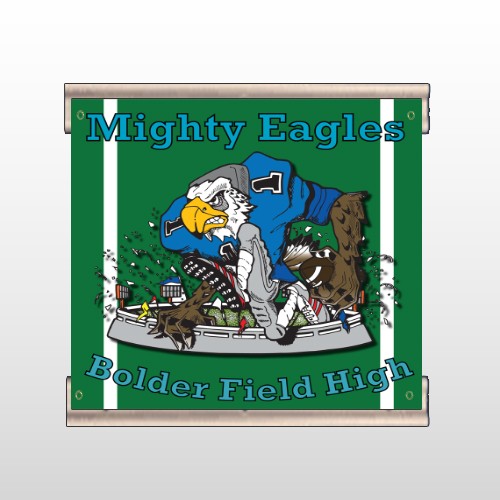 Green 50 Track Banner