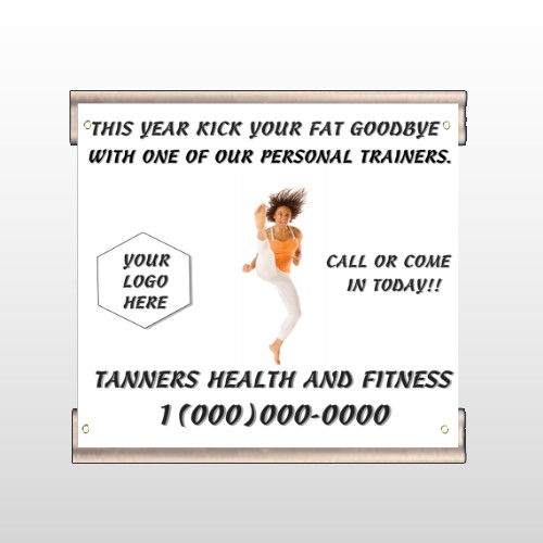 High Kick Woman 408 Track Banner