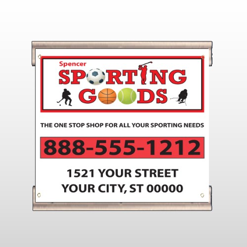 Sporting Goods 528 Track Banner