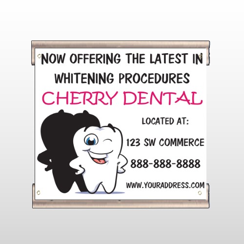 Winking Tooth 501 Track Banner