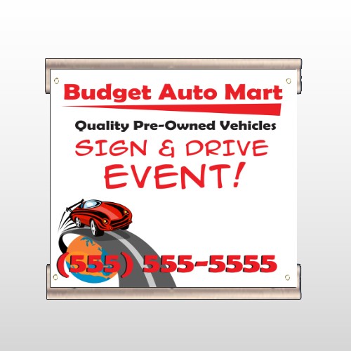 Budget Auto Mart 116 Track Banner