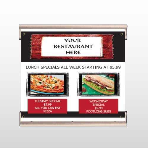 Restaurant Specials 370 Track Banner