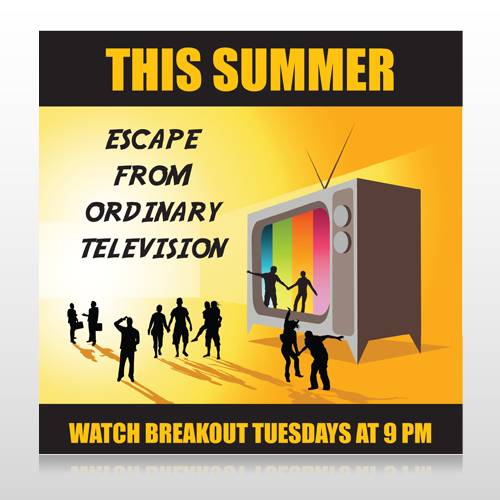 Television 525 Site Sign