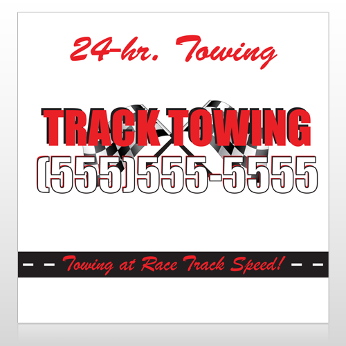 Towing 126 Custom Sign