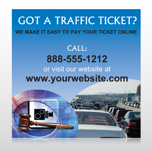 Traffic Cars 151 Site Sign