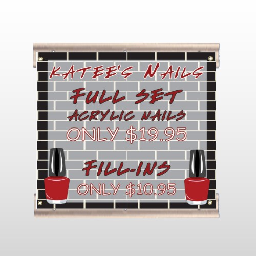 Acrylic Nails 292 Track Sign