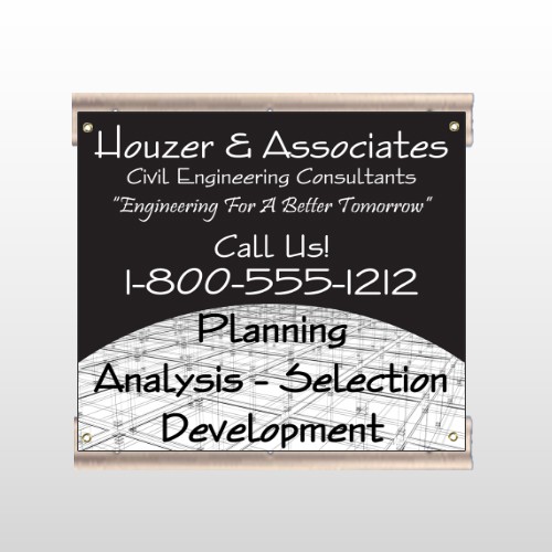 Black Planning 218 Track Sign