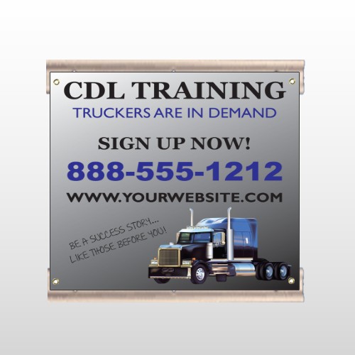 CDL Training 155 Track Sign