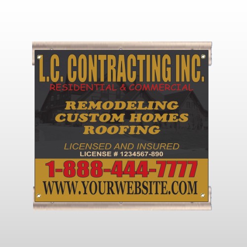 Faded House 500 Track Sign