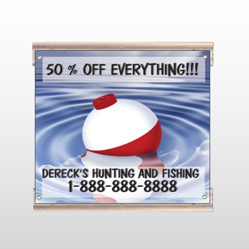 Fishing Bobber 410 Track Sign