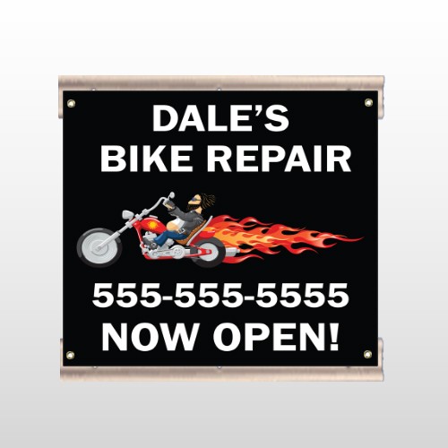 Harley Flames 108 Track Sign