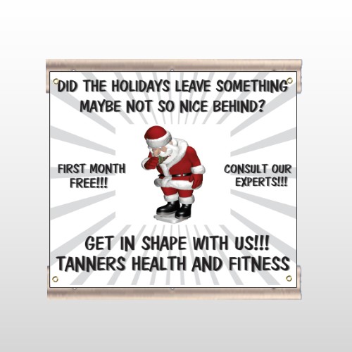 Health Santa 402 Track Sign