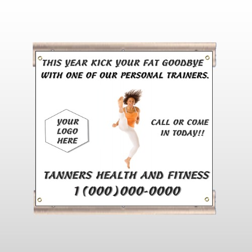 High Kick Woman 408 Track Sign