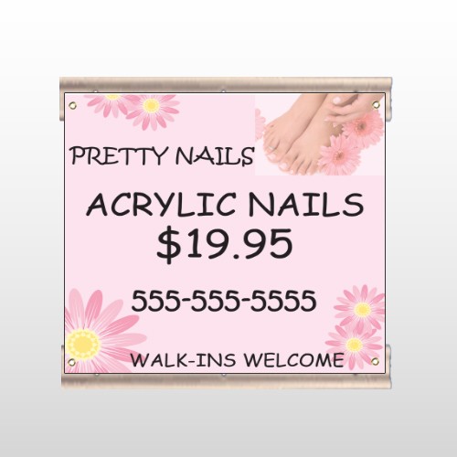Nail Salon 291 Track Sign