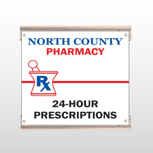 Pharmacy 101 Track Sign