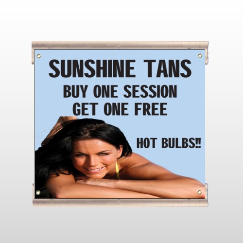 Sunshine Tans 297 Track Sign