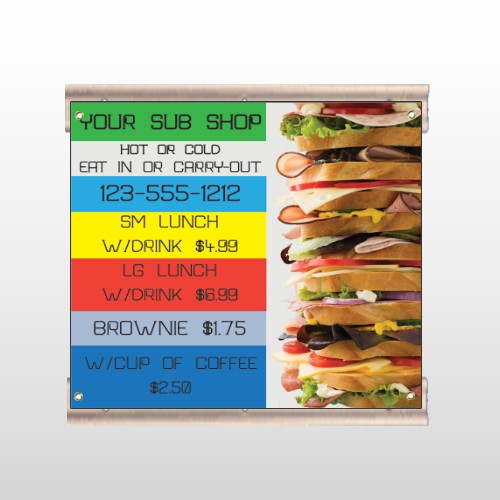 Sandwich 375 Track Sign