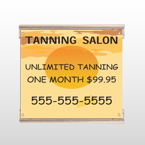 Tanning Sun 296 Track Sign