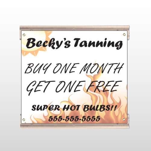 Tanning 298 Track Sign