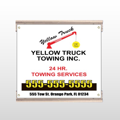 Towing 125 Track Sign