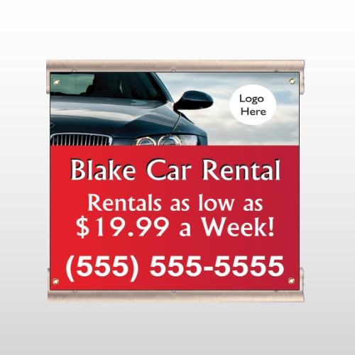 Car Rental 112 Track Sign