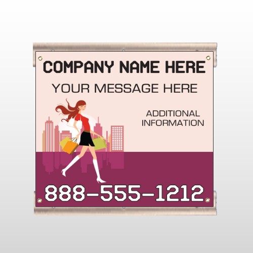 Fashion Shopping 179 Track Sign