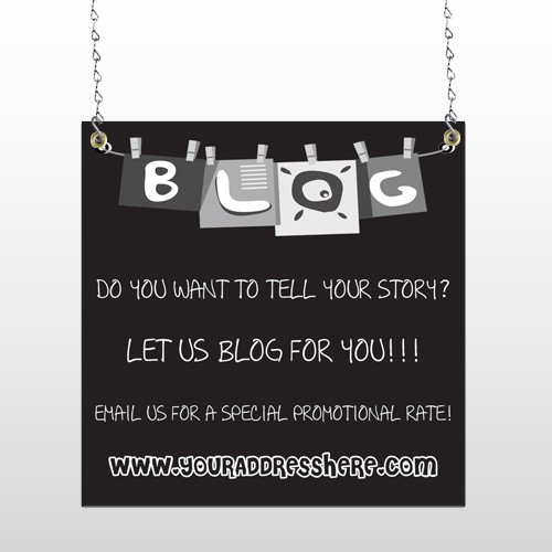 Blog Line 430 Window Sign