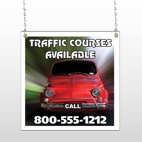 Car Traffic 153 Window Sign