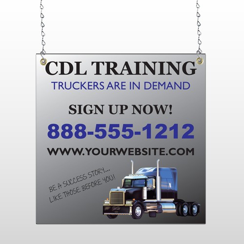 CDL Training 155 Window Sign