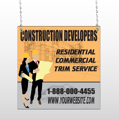 Contractors 645 Window Sign 