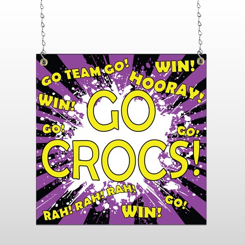 Crocs 42 Window Sign