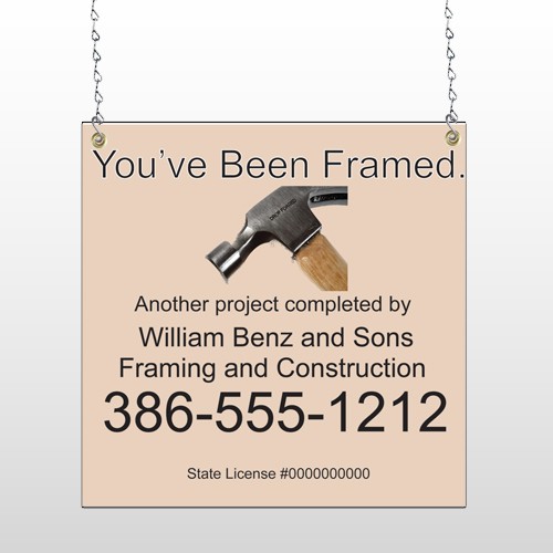 Framed 236 Window Sign Tempalte