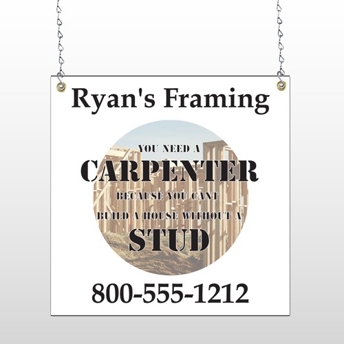 Framing 240 Window Sign