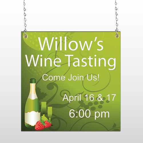 Grill 56 Window Hanging Sign