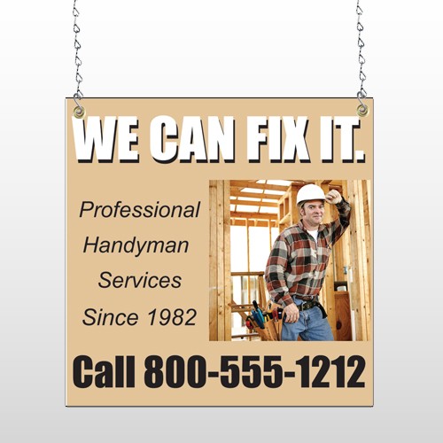 Handyman 243 Window Sign