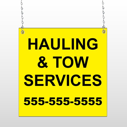 Hauling 127 Window Sign