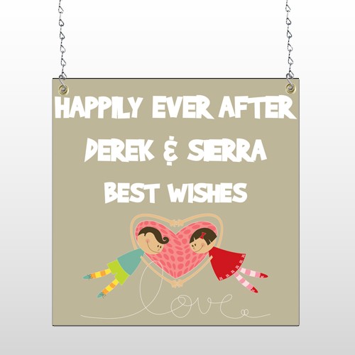 Heart Cartoon 06 Window Sign