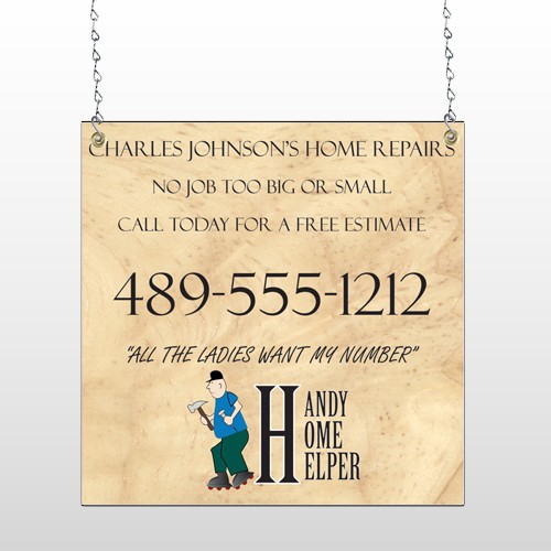 Home Repair 242 Window Sign