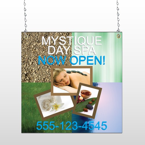 Mystique Spa 492 Window Sign