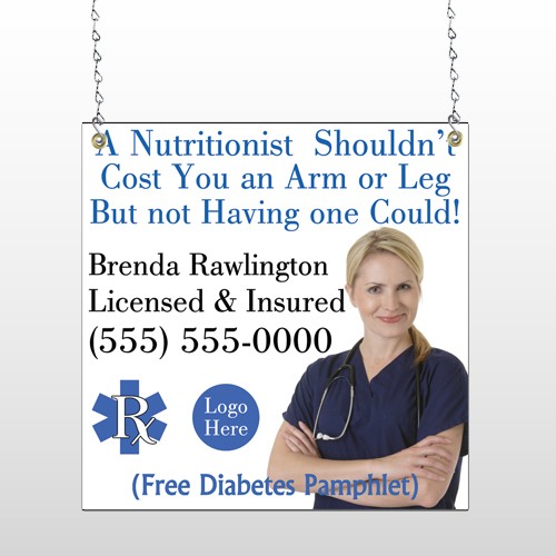 Nutritionist 46 Window Sign
