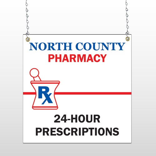 Pharmacy 101 Window Sign