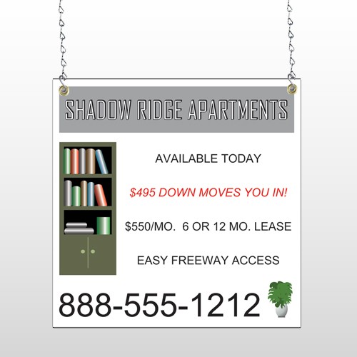 Shelving 530 Window Sign